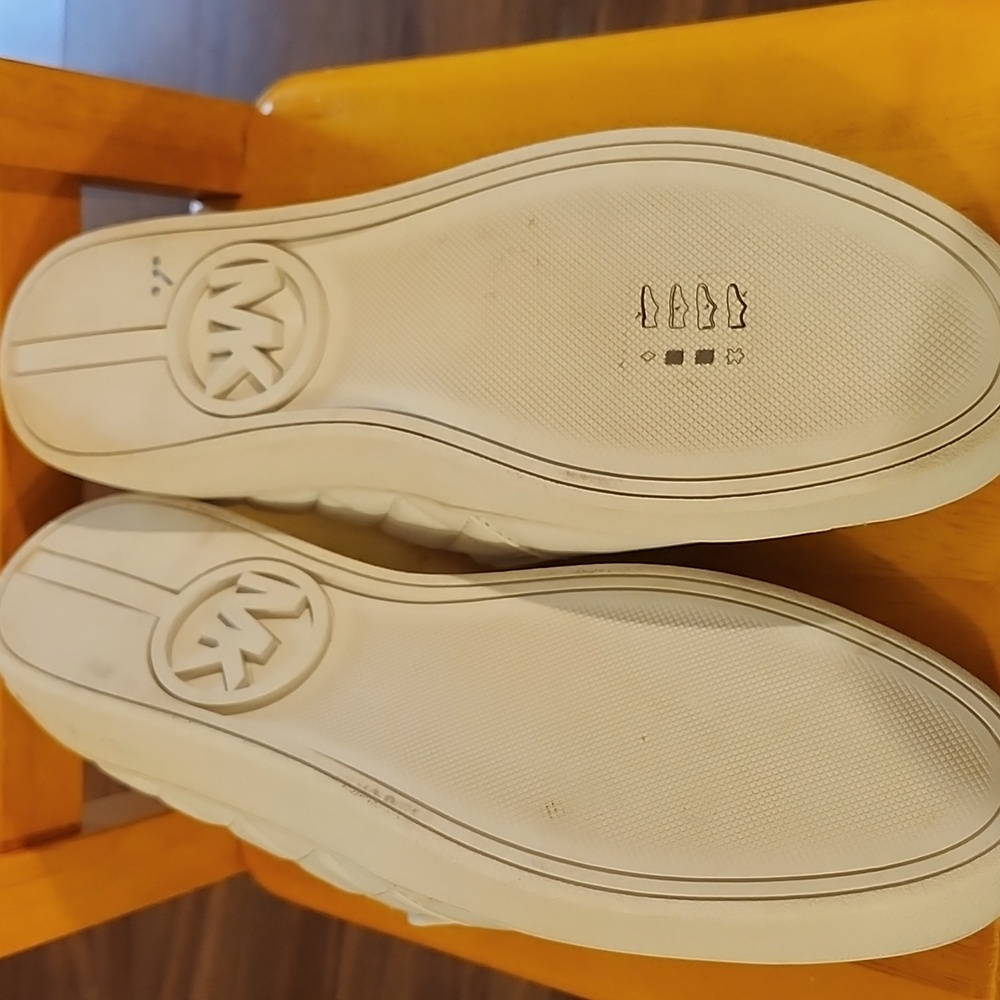 Michael Kors Cream Slip Women's Loafers - Picture 3 of 5